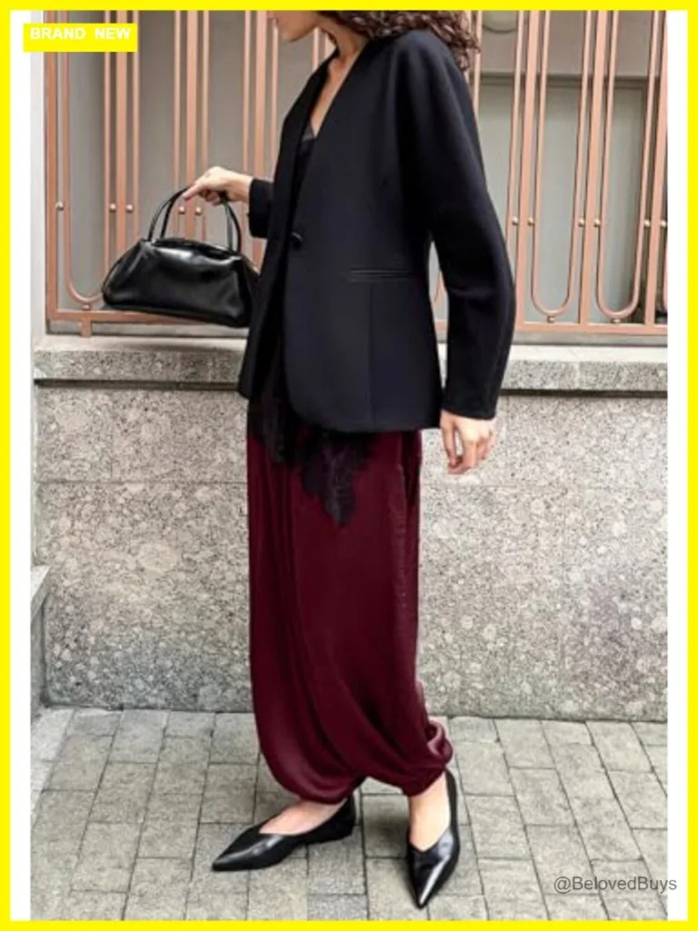 Satin Wide Leg Dress Pants Barrel Silky Casual Dressy Flowy High Waisted